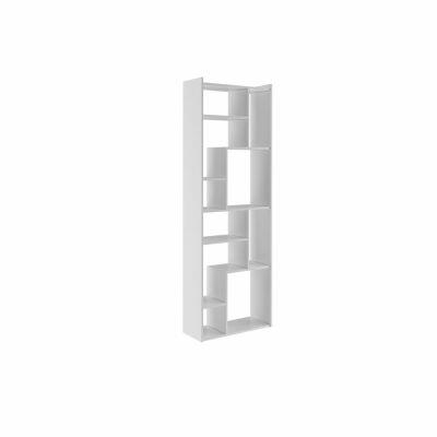Estante Lotus 25,5x 63x 183,5cm Branco Multivisão