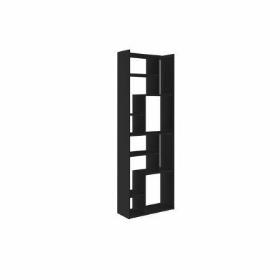 Estante Lotus 25,5x 63x 183,5cm Preto Multivisão