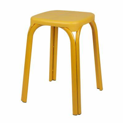 Banqueta Square Ferro Amarelo Diagonal