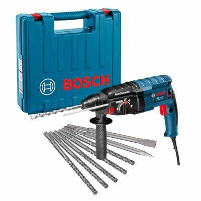 Martelete Perfurador Rompedor GBH 2-24 D 820W com 7 Acessórios e Maleta Bosch