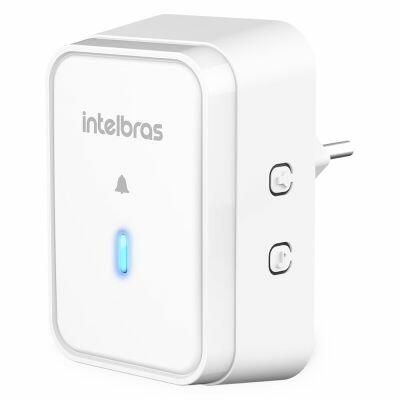 Campainha Sem Fio Com Bateria CIB 101 Branco Intelbras