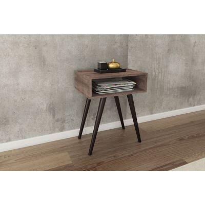 Mesa Lateral Multiuso 46,5x60x35 Rústico Movelbento