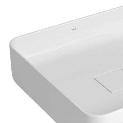 Cuba para Banheiro de Apoio Quadrada Slim 40x40 Branco Gelo L.11040.17 Deca