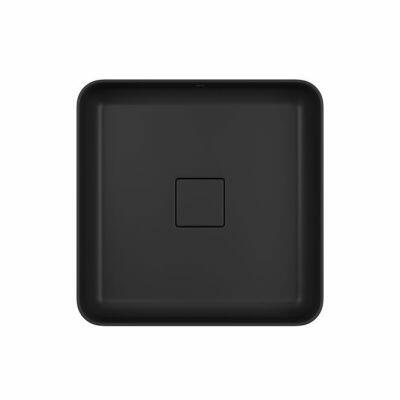 Cuba para Banheiro de Apoio Quadrada Slim 40x40 Ébano Fosca L.11040.94 Deca