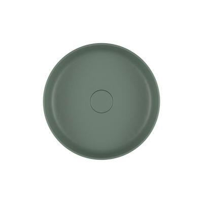 Cuba para Banheiro de Apoio Redonda Slim 40cm Verde Sálvia L.12040.49 Deca