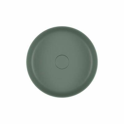 Cuba para Banheiro de Apoio Redonda Slim 40cm Verde Sálvia L.12040.49 Deca