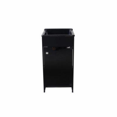 Tanque Full Vidro com Cuba 25cm Preto Venturi