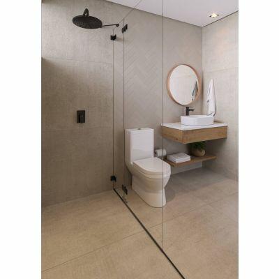 Porcelanato Poa Gris Retificado Cimento 84x84 Eliane