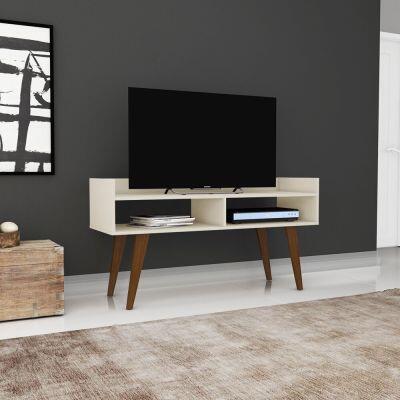 Aparador Rack 2 Nichos 122x64x40 Off White Movelbento