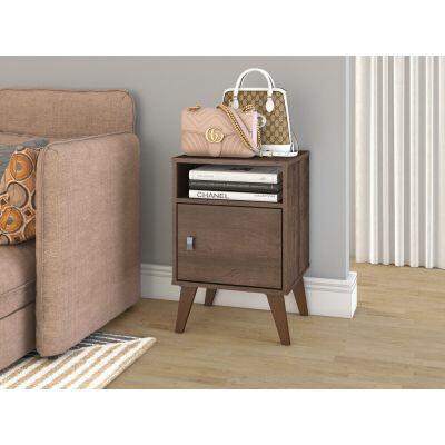 Criado Mudo Mesa de Cabeceira 40x60x38 Rustico Movelbento