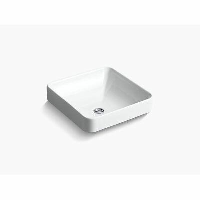 Cuba para Banheiro de Apoio Quadrada Vox Branca 41x41 Kohler
