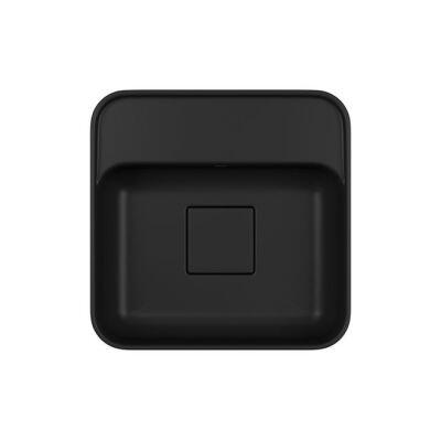 Cuba de Apoio para Banheiro Quadrada com Mesa Slim 30x30 Ébano Fosco L.11030.M.94 Deca