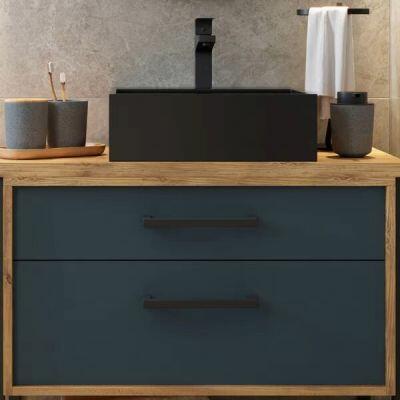 Misturador Monocomando para Lavatório Taut Bica Baixa Black 1/2" Kohler