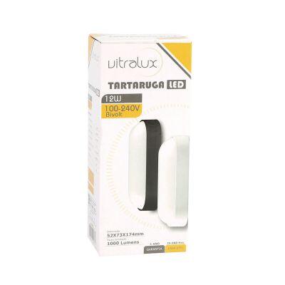 Tartaruga LED 12W 6500K Autovolt Luz Branca Vitralux Tartaruga LED 12W 6500K Autovolt Luz Branca Vitralux