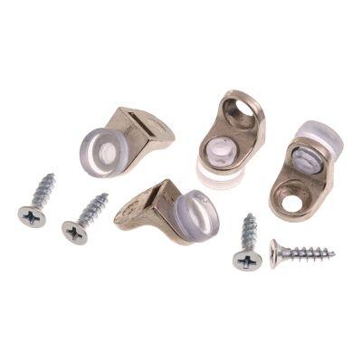 Suporte Zamac para Prato com Ventosa 12x13mm Prata Bemfixa