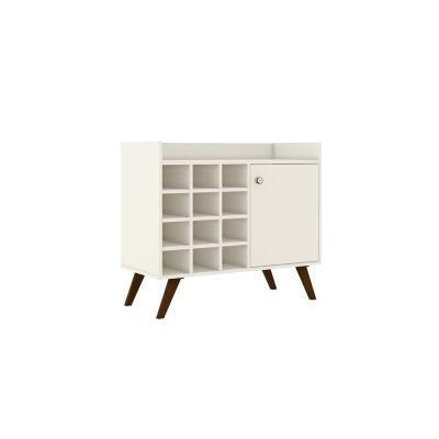 Aparador Rack 1 Porta 89x77x40 Off White Movelbento