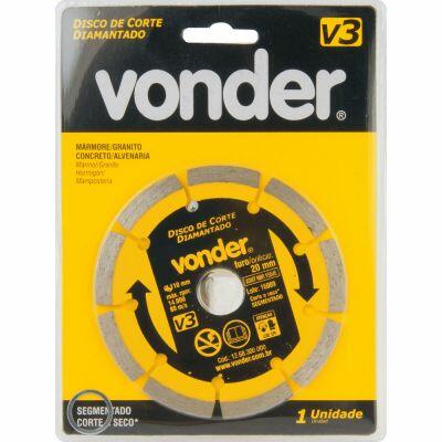 Disco Diamantado Segmentado V3 110mm Vonder Disco Diamantado Segmentado V3 110mm Vonder