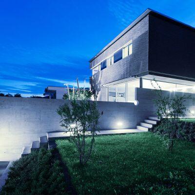 Luminária Tartaruga de Led Phare 6500K Preto Luz Branca Taschibra