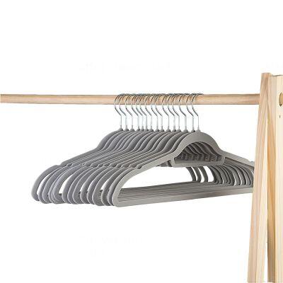 Cabide Sintético 30 Peças Cinza Casa&Ideia