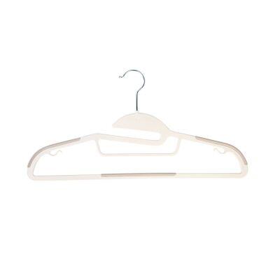 Cabide Sintético 5 Peças Hanger Branco Casa&Ideia