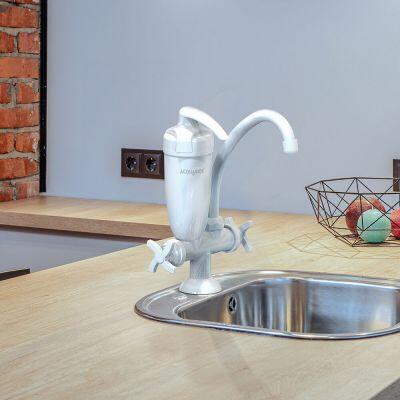 Torneira de Mesa para Cozinha com Filtro New Branco 1/2" Acquabios