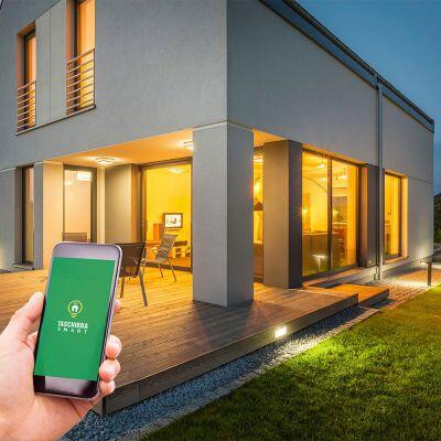 Painel Led Embutido Quadrado Smart Wi-fi 18W Branco Taschibra