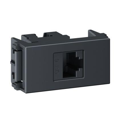Módulo para Tomada RJ45 CAT 6 Esatta Grafite Escuro Weg