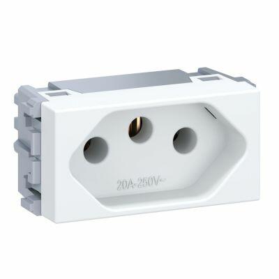 Módulo Tomada 2P+T 20A Esatta Branco Weg