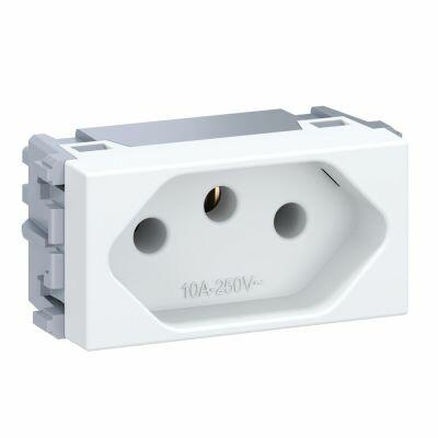 Módulo Tomada 2P+T 10A Esatta Branco Weg