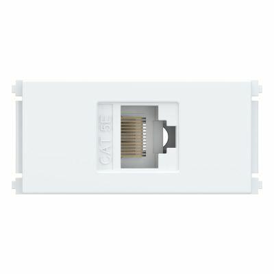 Módulo Tomada RJ45 CAT 5E Esatta Branco Weg