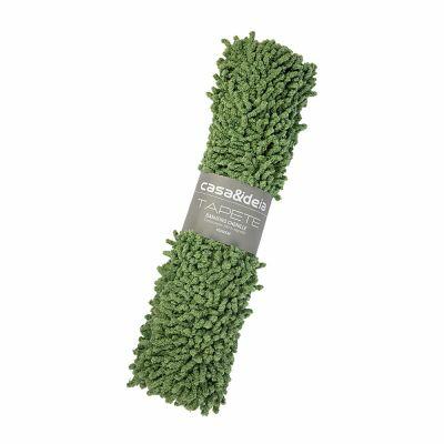Tapete para Banheiro Chenille 40x60cm Verde Casa&Ideia