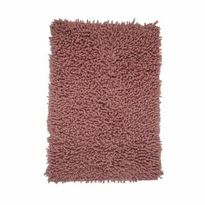Tapete para Banheiro Chenille 40x60cm Rosa Casa&Ideia