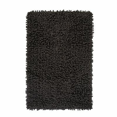 Tapete para Banheiro Chenille 40x60cm Cinza Casa&Ideia