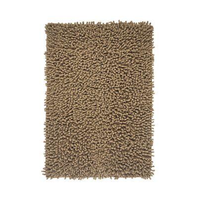 Tapete para Banheiro Chenille 40x60cm Marrom Casa&Ideia