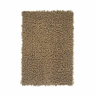 Tapete para Banheiro Chenille 40x60cm Marrom Casa&Ideia