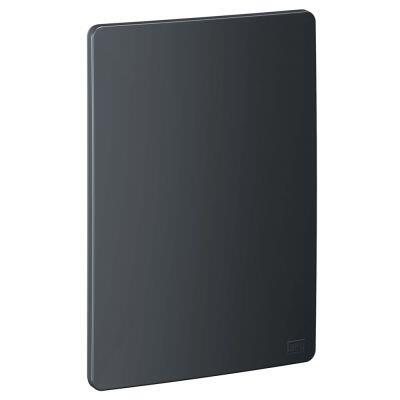 Placa 4x2 Cego Esatta Grafite Escuro Weg