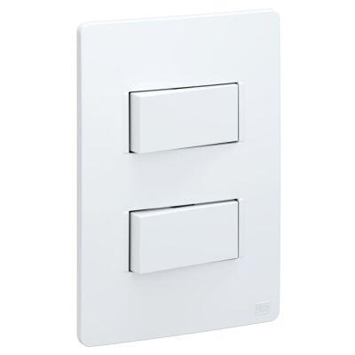Conjunto 2 Seções 10A Esatta 250V Branco Weg
