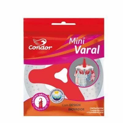 Varal Multiuso Mini 16 Peças Branco Condor Varal Multiuso Mini 16 Peças Branco Condor