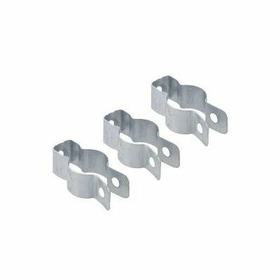 Abraçadeira de Metal Tipo D 1" com Parafusos 3 Peças Perfil Líder