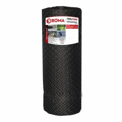 Tela Touro Pinteiro 1,00x50m Preto Roma Tela Touro Pinteiro 1,00x50m Preto Roma