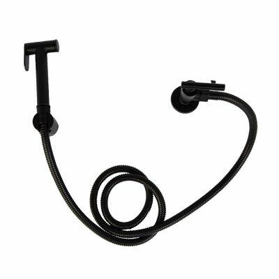 Ducha Higiênica Com Registro 1/2" Shangai Preto Addra