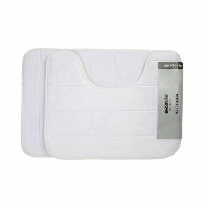 Tapete de Banheiro 40x60x1,2cm Branco Casa&ideia
