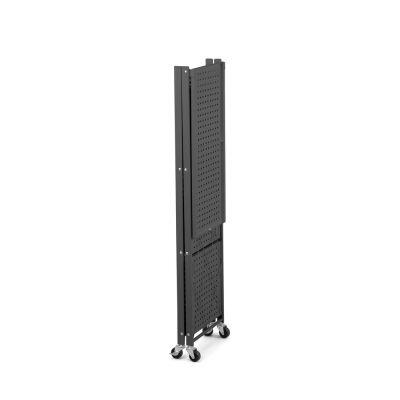 Estante de Ferro Dobrável 71,5X36,5X163cm Preto Diagonal