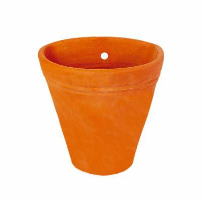 Vaso Cerâmico Parede Liso N2 Natural Fascino