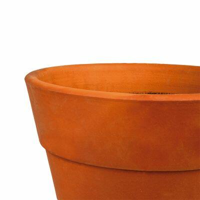 Vaso Cerâmico Comum com Borda N7 Natural Fascino