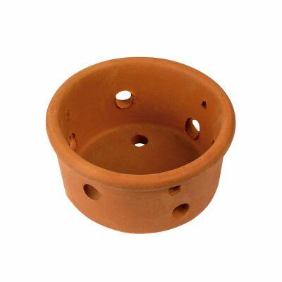 Vaso Cerâmico Orquídea N2 Natural Fascino