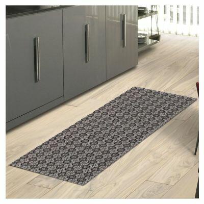 Passadeira PVC Mix Flores 55x150cm Multicolor Kapazi