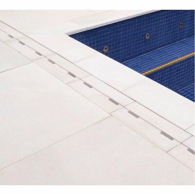 Borda Canto 32,5x32,5x2 Viasassi Boleada Bianco 90ºCimentissimo