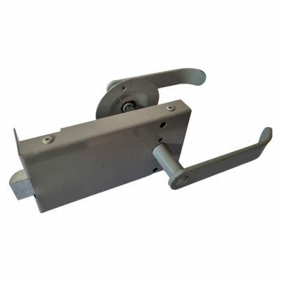 Fechadura para porta Corta-Fogo de Soprepor sem Chave Cinza Durati
