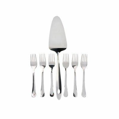 Kit Bolo Espelhado 7 Peças Inox Casa&Ideia Kit Bolo Espelhado 7 Peças Inox Casa&Ideia